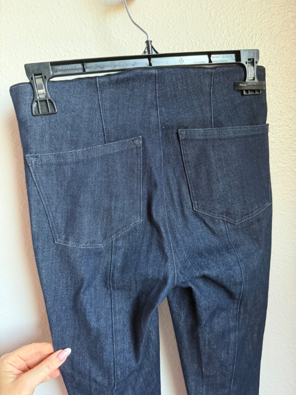 Pilcro High-Rise Performance Denim Leggings Denim Dark Sz 25 - Picture 9 of 13